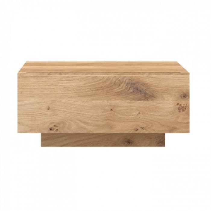 Ethnicraft Oak Madra Bedside Table W60xD43xH27cm – 1 Drawer - Solid Oak