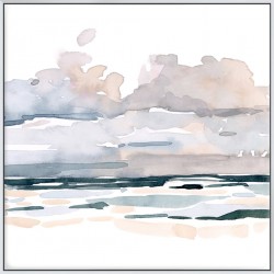 Soft Coastal Abstract II  - Canvas 103x103cm