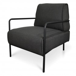 Aly Lounge Chair - Grey – 62cm