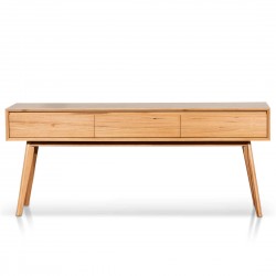Liz 1.8m Console Table – Messmate – 3 Drawers