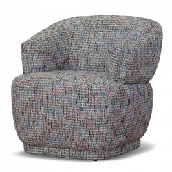 Mau Fabric Armchair – Multicolour – 76cm