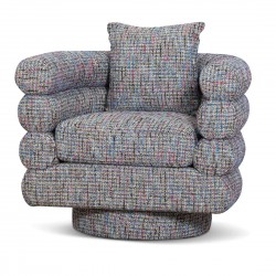 Cylin Fabric Armchair – 90cm