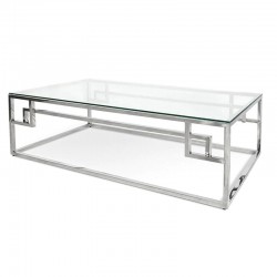 Anderson Coffee Table With Tempered Glass – 120cm