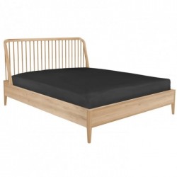Ethnicraft Oak Spindle Queen Bed W1630xD2130xH970mm