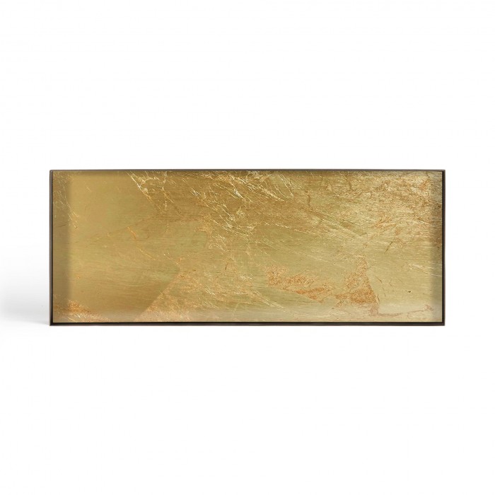 Ethnicraft Gold Leaf Glass Valet Tray W46/D18/H3cm – Gold Leaf