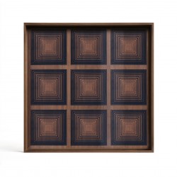 Ethnicraft Squares Glass Tray – 51cm