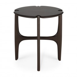Ethnicraft Mahogany PI Dark Brown Side Table W47/D47/H50cm