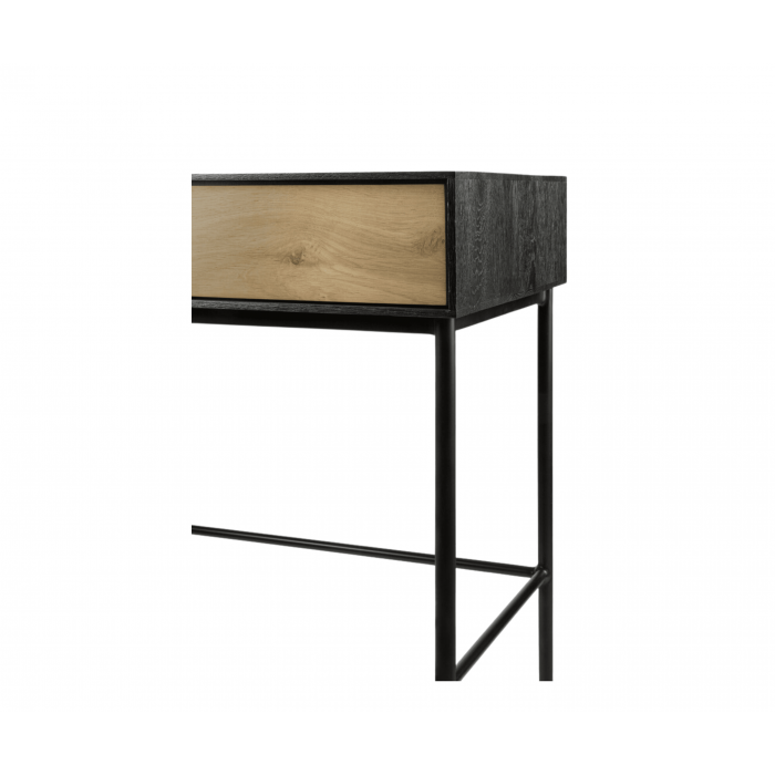 Oak Blackbird Desk 2-Drawers W127 x D41 x H77cm – Blackbird Solid Oak – Ethnicraft-51478
