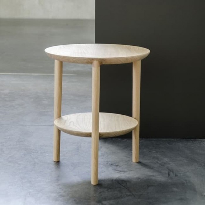 Ethnicraft Oak Bok Side Table W43XD43XH50cm-Side Table