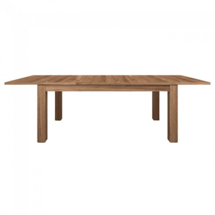 Ethnicraft Teak Stretch Extension Dining Table – L140-220/W90/H76cm – Solid Teak-11948