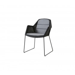 Breeze Chair - W60 xD62 x H83cm - Galvanized Steel Base Sled