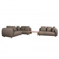 Capture corner sofa w/ table &amp;amp; chaise lounge (5)