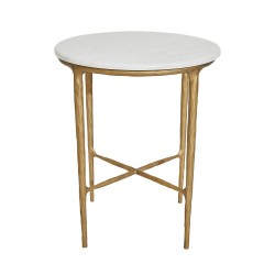 Heston Round Marble Side Table