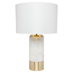 Paola Marble Table Lamp - White Base