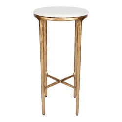 Heston Petite Marble Side Table 