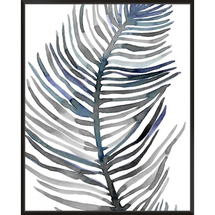 Blue Feathered Palm III - Canvas