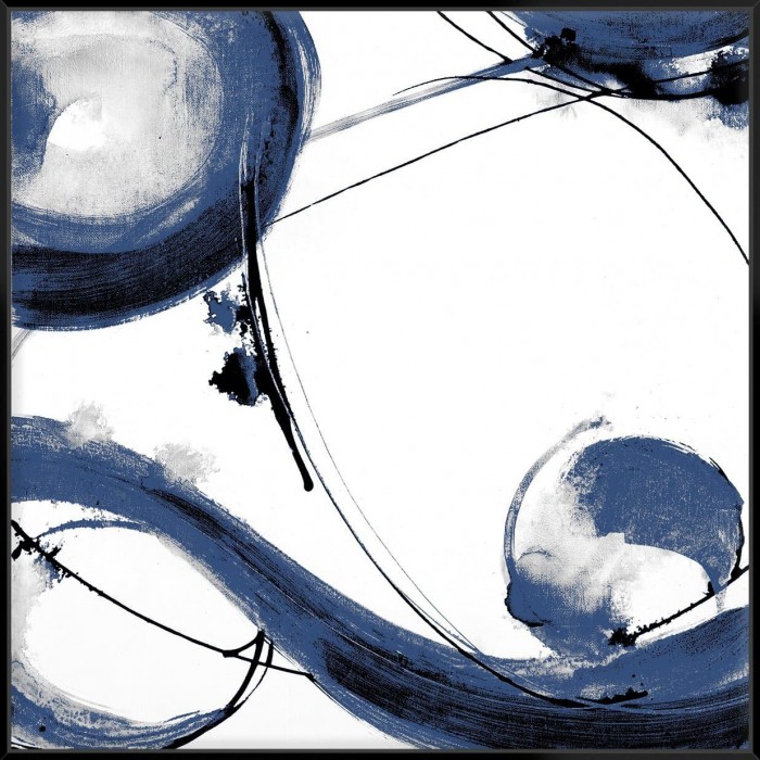 Blue Calligraphy I - Canvas