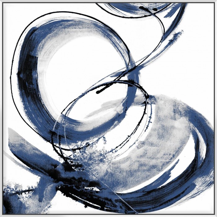 Blue Calligraphy III - Canvas