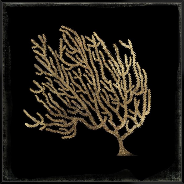 Gold Coral II - Canvas