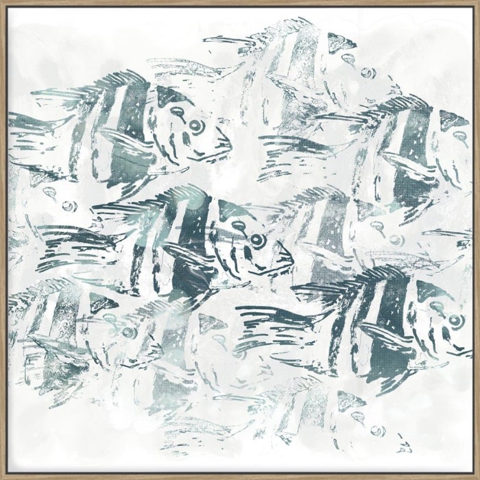 Sealife Batik I - Canvas
