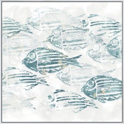 Sealife Batik II - Canvas