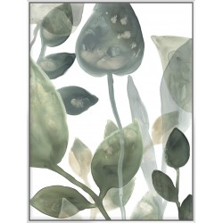 Water Leaves I - Canvas